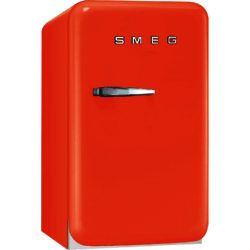 Smeg FAB5RO 40cm Retro Style Minibar Fridge in Orange  with Right Hand Hinge